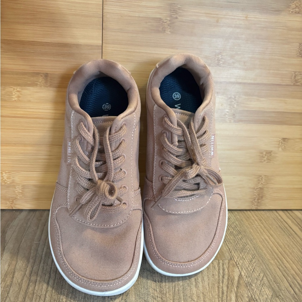 Whitin Barefoot Canvas Shoes in Dusty Pink
